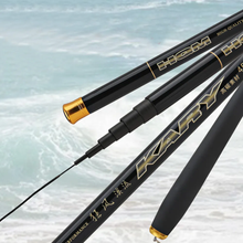 Load image into Gallery viewer, SANLIKE Ultralight soft tuned stiff hand rod Short section stream fishing rod Telescopic carbon fibre fishing rod