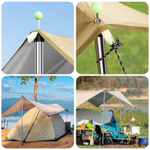 Load image into Gallery viewer, SANLIKE 2 sets stainless steel tubes with threaded connectionsReplacement tent polesTarp polesTarp poles with illuminated tips