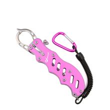 Load image into Gallery viewer, SANLIKE Fishing Lip Grip Plier Grabber Stainless Steel Controller Hand Grip Portable Fish Lip Gripper Fishing Tool Accessories