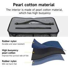 Load image into Gallery viewer, SANLIKE Living Fish Bucket Multifunction Folding Fish Guard Net Portable Water Tank Fishing Tackle Live Fish Box Storage Case