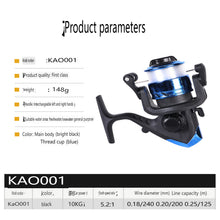 Load image into Gallery viewer, Mini 200 type small fishing reel with line fishing reel iso fishing reel fishing gear road runner spinning wheel