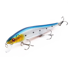 Load image into Gallery viewer, SANLIKE 5 Pcs 14cm Fake Bait Lure Bionic Bait Minnow Lure 3D High Imitation Eye Tungsten Hook Streamer Body Fishing Tools
