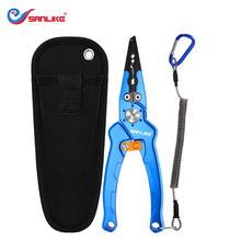 Load image into Gallery viewer, SANLIKE Fish Grip Pliers Set Aluminum Alloy Hand Grip Portable Fishing Lip Gripper Fishing Tool Accessories