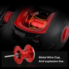 Load image into Gallery viewer, SANLIKE Baitcasting Reel Right Left Hand Light Weight Gear Ratio 7.1:2 Max Drag 8KG High-speed Fishing Reel Tackle