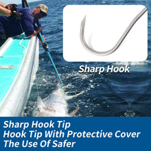 Load image into Gallery viewer, SANLIKE Stainless Fishing Gaff Steel Hook Nonslip EVA Handle Telescopic Pole
