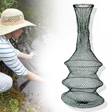 Load image into Gallery viewer, SANLIKE Fishing Net Folding Telescoping Quick-drying Nylon Mesh Fishing Basket Dip Nets Soft Protective Pocket Tackle Tool