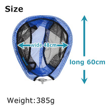 Load image into Gallery viewer, SANLIKE Portable Fishing Net Rubber Folding Opening Type Dip Mesh of Head 35/40/50cm Fishing Equipment Accessories
