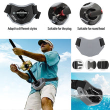 Load image into Gallery viewer, SANLIKE Fishing Top Waist Protection Fishing Boat Waist Belt Rod Belly Top Outdoor Adjustable Waist Fish Pole