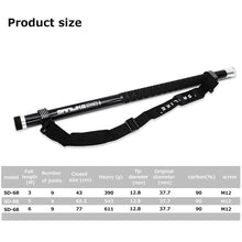 Load image into Gallery viewer, SANLIKE Portable 3m Fishing Net Carbon Long Handle Telescopic Foldable Floor Pole Compact Belt Catching Fishing Net Rod