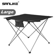 Load image into Gallery viewer, SANLIKE Portable Foldable Table Camping Outdoor Furniture Computer Bed Tables Picnic Aluminium Alloy Ultra Light Folding Desk