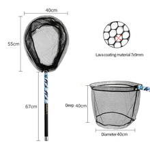 Load image into Gallery viewer, SANLIKE Fishing Net Folding Telescopic Adjustable Pattern for Freshwater Seawater Landing Net Tackle Accessories