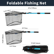 Load image into Gallery viewer, SANLIKE Fishing Landing Net Portable Retractable Folding Aluminium Alloy Net Pole for Carp Fishing Tackle Catching Releasing