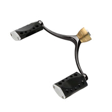 Load image into Gallery viewer, SANLIKE Aluminium Fishing Reel Handle for Daiwa Drum Reel and Baitcasting Fishing Reel Double Arm Pulley Fishing Accessories