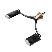Load image into Gallery viewer, SANLIKE Aluminum Alloy Fishing Reels Handle for Shimano Drum-reel & Baitcasting Fishing Reel Double Arm Spinning Reel