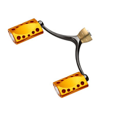 Load image into Gallery viewer, SANLIKE Aluminium Fishing Reel Handle for Daiwa Drum Reel and Baitcasting Fishing Reel Double Arm Pulley Fishing Accessories