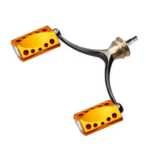 Load image into Gallery viewer, SANLIKE Aluminum Alloy Fishing Reels Handle for Shimano Drum-reel & Baitcasting Fishing Reel Double Arm Spinning Reel