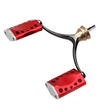 Load image into Gallery viewer, SANLIKE Aluminum Alloy Fishing Reels Handle for Shimano Drum-reel & Baitcasting Fishing Reel Double Arm Spinning Reel