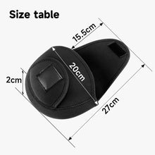 Load image into Gallery viewer, SANLIKE Black EVA Fishing Reel Bag Sheath Casting Reel Spinning Reel Bag Portable Protective Fishing Gear Bag Fishing Tools