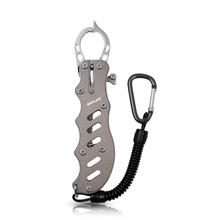 Load image into Gallery viewer, SANLIKE Fishing Lip Grip Plier Grabber Stainless Steel Controller Hand Grip Portable Fish Lip Gripper Fishing Tool Accessories