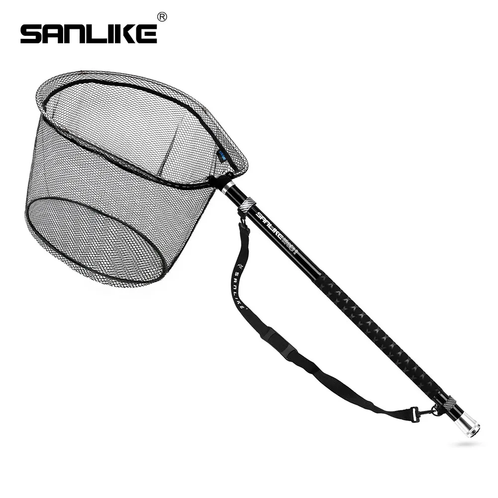 carp fishing net and pole Telescoping Fishing Net Foldable Landing Net Landing Net Nylon Fish Net Aluminum Alloy Frame Fishing Lures Fishing net fishing basket foldable portable fish cage fishing net The Swell Range of heavy duty pond nets are extra tough SANLIKE Fishing Net Telescopic Folding