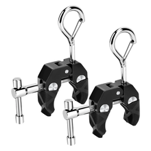 Load image into Gallery viewer, SANLIKE 2pcs Car Roof Clamp with Climbing Clip Hook Heavy Duty Super Clamp Clip for SUVs Camping Tarps Awnings Hanging