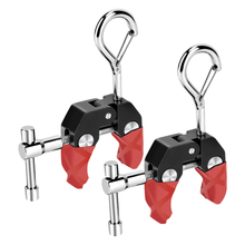 Load image into Gallery viewer, SANLIKE 2pcs Car Roof Tent Tarp Clamp with Climbing Clip Hook Heavy Duty Super Crab Clip for SUVs Camping Tarps Awnings Hanging