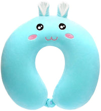 Load image into Gallery viewer, KOMCLUB Travel Pillow U Shaped Pillow Neck Support Cartoon Memory Foam Versatile for Children and Adults Neck Pillow