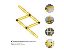 Load image into Gallery viewer, Multifunctional measuring square with meter and inch scale