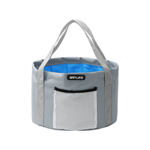 Load image into Gallery viewer, KOMCLUB Household Waterproof Folding Bucket Bubble Foot Basin Travel Outdoor Car Washing Disaster Prevention Camp Storage Bag Outdoor Cooler Wash Tub Collapsible Bucket Bucket Water Folding Bucket