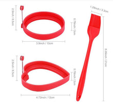 Load image into Gallery viewer, 2023 upgraded pancake mould circular egg mould reusable silicone non stick pancake for egg production