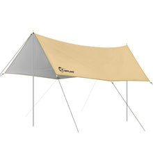 Load image into Gallery viewer, Outdoor canopy tent Rainproof and sunscreen portable silver coated square butterfly sunshade for camping and picnicking