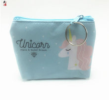Load image into Gallery viewer, New digital print unicorn change holder bag creative cartoon key bag customized