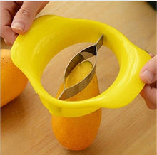 Load image into Gallery viewer, Stainless steel mango cutter fruit slitter mango pit slitter kitchen gadget

