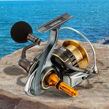 Load image into Gallery viewer, SANLIKE Fishing Reel Handle Protect Reel Holder for Dai Spinning Reel Aviation Aluminium Fishing Tackle Saltwater Fish