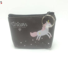 Load image into Gallery viewer, New digital print unicorn change holder bag creative cartoon key bag customized
