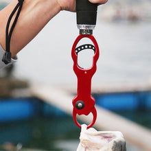Load image into Gallery viewer, Free Shipping Fishing Lip Gripper Grabber Aluminum Fishing Pliers Fishing Lip Grip With Scale For Fishing Lovers