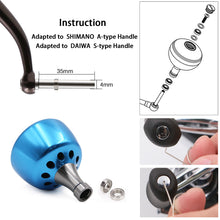 Load image into Gallery viewer, SANLIKE Fishing Reel Handle Knob For Shimano A and Daiwa S Handle Rotating Reel Bait Reel