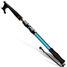 Load image into Gallery viewer, SAN LIKE Telescopic Boat Hook - Floating,Durable,Rust-Resistant with Luminous Bead Push Pole for Docking Blue Balck Camouflage