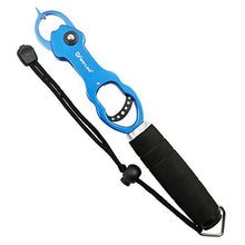Load image into Gallery viewer, SAN LIKE Fishing Gripper - Portable Fishing Grip Tool Corrosion Resistant Fish Holder Aluminum Fish Lip Grabber with Non-Slip EVA Handle Fish Controller with Scale/Floating Support 40lb Max