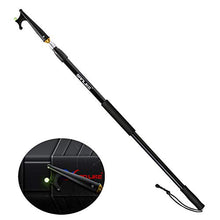 Load image into Gallery viewer, SANLIKE Telescopic Boat Hook with Luminous Bead and PE Lanyard WI Type Aluminium Alloy 4-Stage Pole Super Strong Pull Non-Slip EVA Foam Hand Grips
