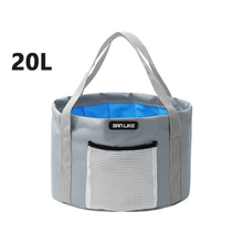 Load image into Gallery viewer, SANLIKE Waterproof Folding Fishing Bucket Small Foot Basin Travel Outdoor Car Washing Disaster Prevention Camp Storage Bag Outdoor Cooler