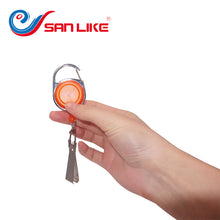 Load image into Gallery viewer, SANLIKE outdoor Retractable Pull Badge Reel Zinc Alloy & Transparent POM Badge Holder Reels fishing tackle accessories