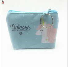 Load image into Gallery viewer, New digital print unicorn change holder bag creative cartoon key bag customized