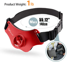 Load image into Gallery viewer, SAN LIKE Fishing Belt Fight Belt - Adjustable Aluminum/Carbon Fiber Waist Fighting Belt Rod Holder Stand-up Offshore Gimbal Padded Fishing Pole Belt