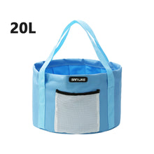 Load image into Gallery viewer, SANLIKE Waterproof Folding Fishing Bucket Small Foot Basin Travel Outdoor Car Washing Disaster Prevention Camp Storage Bag Outdoor Cooler