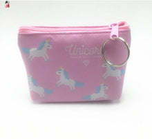 Load image into Gallery viewer, New digital print unicorn change holder bag creative cartoon key bag customized