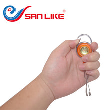Load image into Gallery viewer, SANLIKE outdoor Retractable Pull Badge Reel Zinc Alloy &amp; Transparent POM Badge Holder Reels fishing tackle accessories

