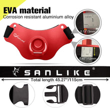 Load image into Gallery viewer, SAN LIKE Fishing Belt Fight Belt - Adjustable Aluminum/Carbon Fiber Waist Fighting Belt Rod Holder Stand-up Offshore Gimbal Padded Fishing Pole Belt