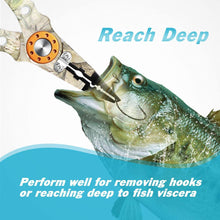 Load image into Gallery viewer, SAN LIKE Split Ring Pliers - Aluminum Fishing Pliers Hook Remover Tungsten Carbide Cutters Saltwater Resistant Fishing Gear Split Ring Fish Holder with Coiled Lanyard & Sheath Fishing Gifts for Men