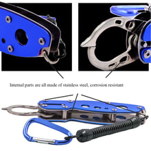 Load image into Gallery viewer, SANLIKE Aluminium Multifunction Lure Fish Grip Lip Trigger Lock 304 Gripper Clip Clamp Fishing Tackle Tool Fishing Equipment